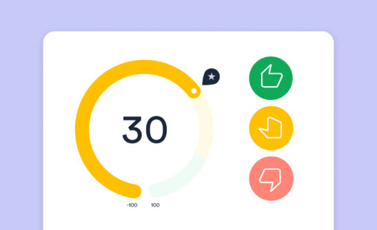 Image of text analytics being used to inform business decisions