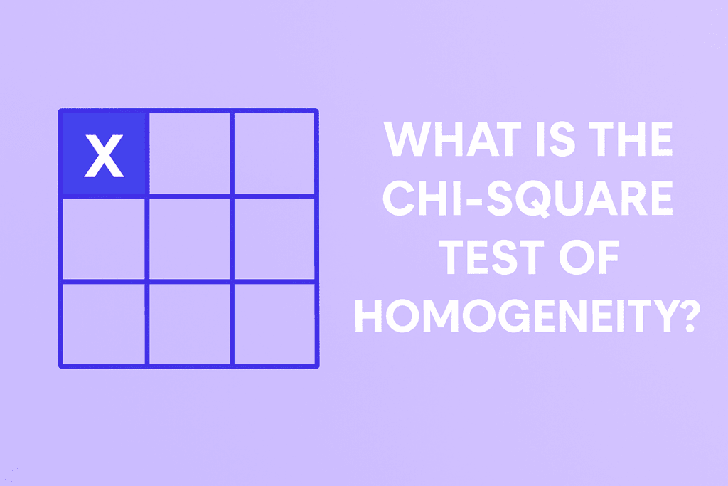 Ch--square test homogeneity