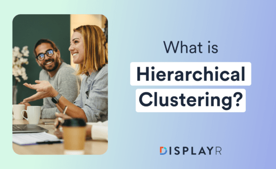 Image showing co-workers and the text 'What is Hierarchical Clustering'
